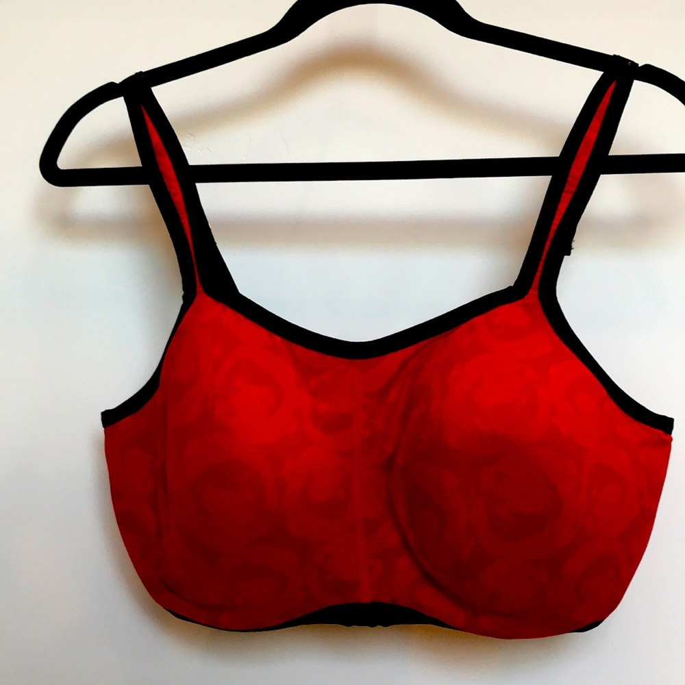 SOLD NATORI gorgeous workout bra dragon red 36DD